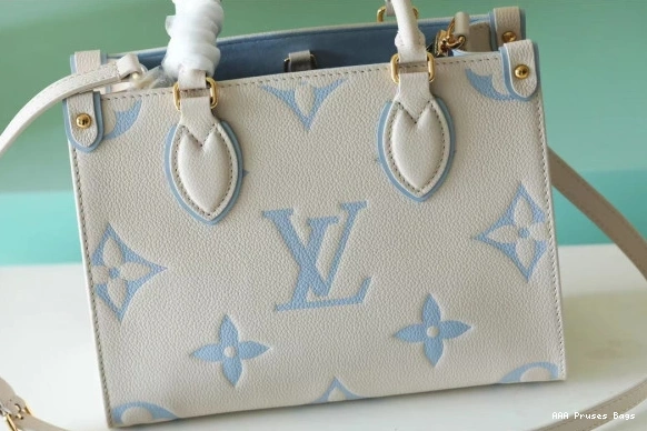 AAA Pruses Bags VUITTON ONTHEGO MM LOUIS 0824